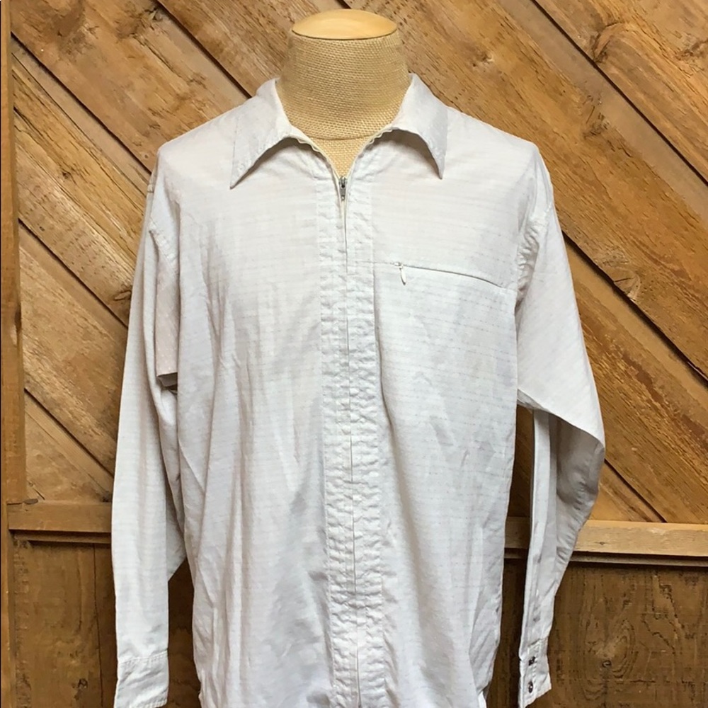 Patagonia long sleeve zip shirt L
